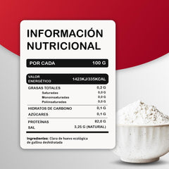 Eiklarpulver (350g) | Getrocknetes Eiklar Pulver | Eialbumin für Backen & Kochen | Ohne Zusatztoffe | Laktosefri Zip-Bag emballage