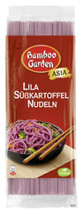 Bamboo Garden - lilla søde kartoffelnudler | Tynde nudler med en mild nøddesmag | Ideel til skåle og salater | Hurtig at forberede 250 g pose
