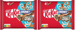 Nestlé Chunky Funky Crispy Wafer i mælkechokolade multipakke 2-pak (4 x 40 g hver)