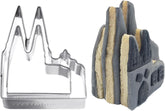 Formă de biscuiți Westmark Cologne Cathedral – Formă de biscuiți din oțel inoxidabil pentru fanii parfumului de Koln – Formă de biscuiți precisă pentru aluat, brânză, legume și decorațiuni de petrecere, 8 cm