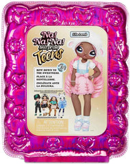 N/A! N/A! N/A! SurpriseTeens Modepuppe - Sammlerpuppe - 28 cm blød Stoffpuppe, inspireret af Får - Med pink hår - Lila Lamb
