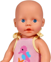 Simba 105030172 - Nyfødt babybadedukke, vinyldukke i badedragt med svømmebriller, 30 cm, dukke, alder 3+ Dukker Naty Shop