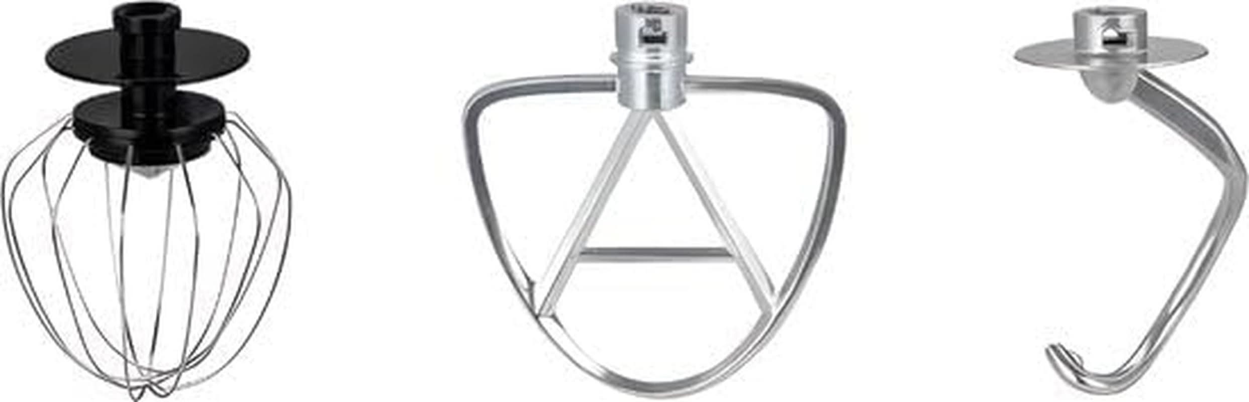 MPM - Planeten-Küchenmaschine Mit 2 Rührschüsseln 4 & 5 Liter - 1600W Küchenmaschine - Schwarz Mama si Copilul Naty Shop