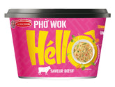 HELLO PHO WOK instant risnudler, oksekød - 1 x 76 g