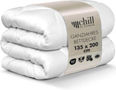 All Seasons Quilt 135X200 - Letvægts 135X200 Quilt - Åndbar og vaskbar og 100 % vegansk - Klimanetdyne og komfortbånd til at sove - 800G Fyld Naty Shop Dyner og dyner 135 X 200