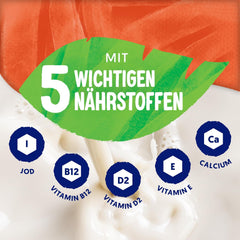 Alpro Haferdrink ohne Zucker – Milchalternative auf Haferbasis – Vegan og lactosefrei – Rich an Ballaststoffen, Calcium og Vitaminen – 8 x 1 L