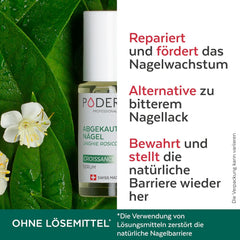 PODERM - STOP NEGLEREDNESS - Alternativ til bitter lak - 100 % naturligt anti-stress plejeserum - Aktiverer vækst - Voksne/Børn - Fremstillet i Schweiz