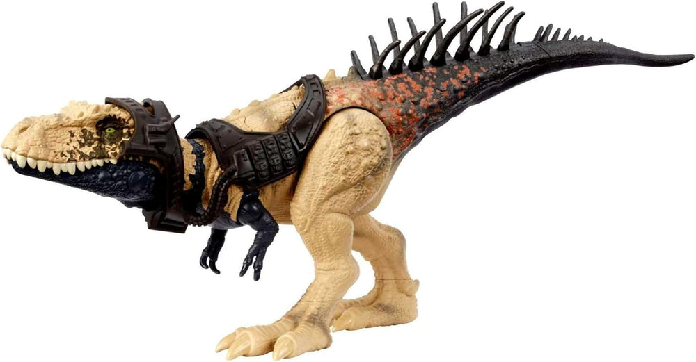 Jucărie dinozaur Jurassic World, Bistahieversor Gigantic Trackers Specii mari Figura de acțiune cu mișcare de atac și echipament de urmărire, distracție digitală, HLP27 Papusi Naty Shop Bistahie de aprovizionare