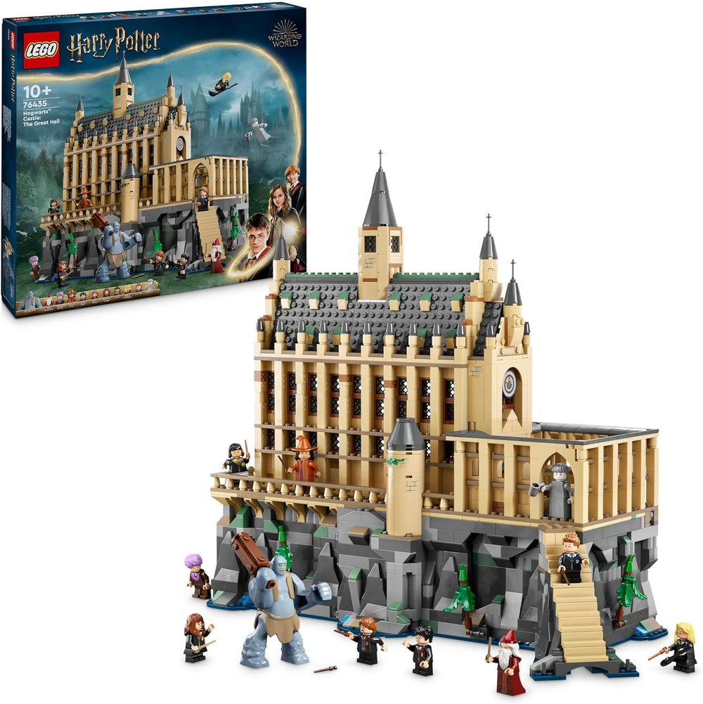 LEGO Harry Potter Hogwarts Castle: The Great Hall, samlerlegetøj med 11 minifigurer inklusive Hermione Granger, magisk gave til drenge og piger 76435 Byggesæt Besuche den LEGO-Store Standardtitel