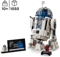 LEGO Star Wars R2-D2 modelsæt til børn, drenge og piger, byggbar droidfigur med Darth Malek 25 års jubilæums minifigur og dekorationstallerken, samling gaveidé 75379 Byggesæt Besuche den LEGO-Store