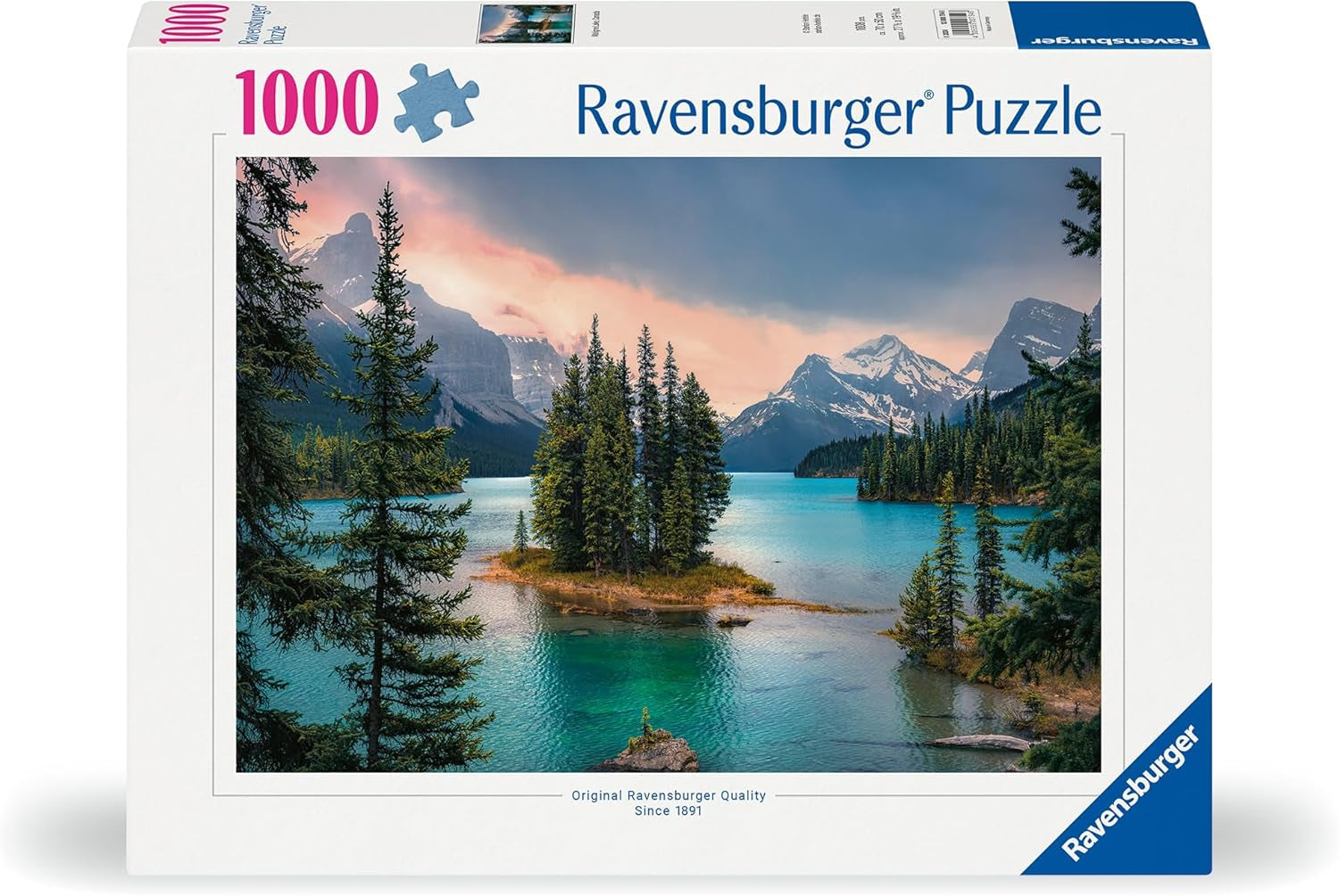 Ravensburger Puzzle 12000754 - Canada, Maligne Lake - puzzle jigsaw de 1000 de piese pentru adulți și copii de peste 14 ani Puzzle Naty Shop