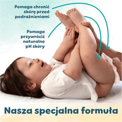 Pampers Harmonie Protect & Care vådservietter, 18 pakker med hver 44 servietter = 792 servietter, der hjælper med at genoprette hudens naturlige pH-balance