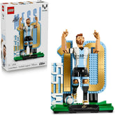 LEGO Editions Lionel Messi - Fußballlegende Spielzeug - 3D Figuren Modellbau - DIY Kinderzimmer Deko - Geschenk für Jungen, Mädchen ab 12 Jahren und Erwachsene Sportfans - 43015