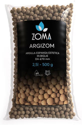 Ekspanderet ler til potteplanter, små lerkugler til dræning og beluftning, ekspanderet ler til hydroponi og æstetiske dekorationer uden kemiske farvestoffer - 650 g