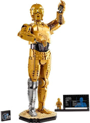 LEGO Star Wars C-3PO B, byggebar droid, model til at samle, bygge og vise, nostalgisk gaveidé til voksne og fans, samlerstykke, fantasy legesæt 75398 byggesæt Besuche den LEGO-Store