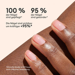 MANUCUIST Nail Care Repair Active Glow Raspberry (Pink) Bio-baseret: Sød mandel, hindbær, nærende og blank neglelak, Transparent Pink Effect - Nude neglelak