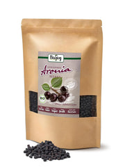 Biojoy fructe de aronia organice (1 kg), uscate și întregi (Aronia melanocarpa) Produse deshidratate Naty Shop