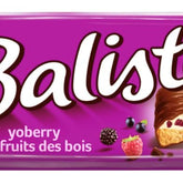 Balisto Chokoladepakke Bulk, Yoberry, korn & Yoghurt Chokoladebarer, 8 x 18,5 g, Chokolade, Müslibarer, Chokolade Bulk Pack (148g)