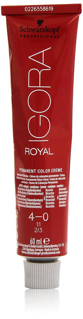 Schwarzkopf IGORA Royal Premium Hair Colour 4-0 maro mediu, 1 pachet (1 x 60 g) Vopsea pentru par Naty Shop Titlu implicit