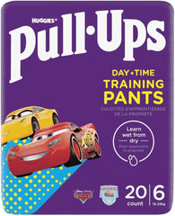Huggies Pull-Ups Unisex-dagsbleer, str. 6, 20 Bukser