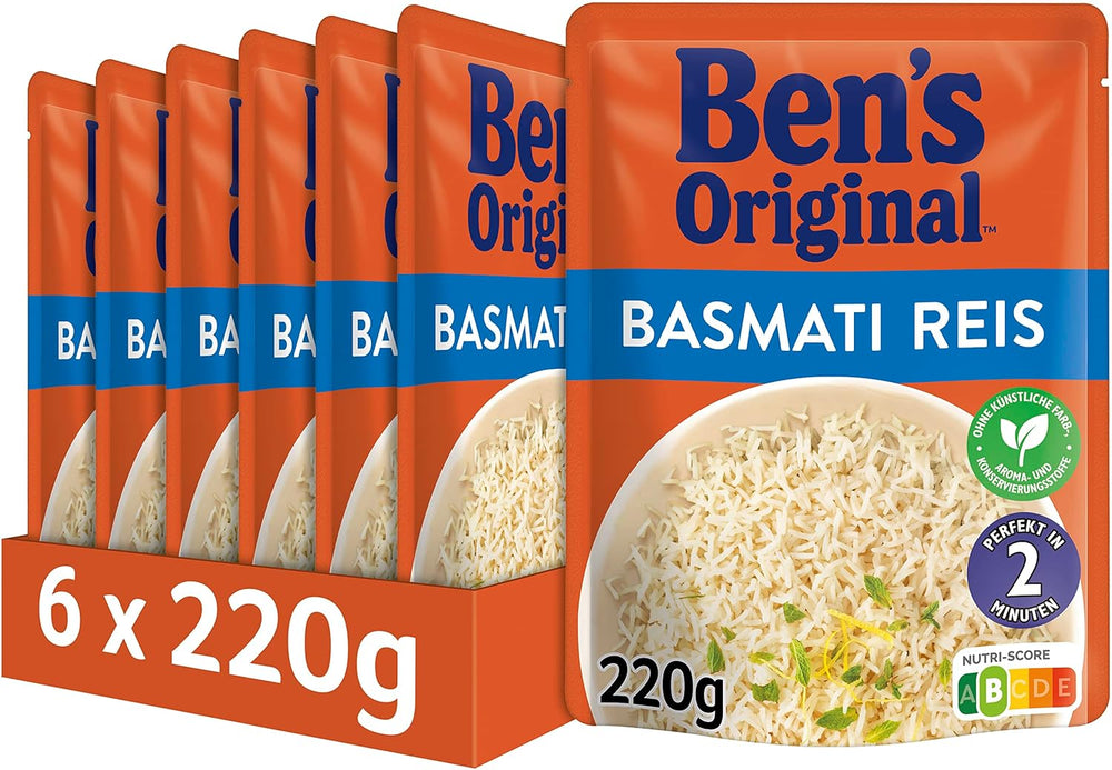 BEN'S ORIGINAL™ Express Basmatiris 6 x 220 g