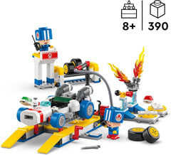 LEGO Super Mario: Mario Kart - Toad's Workshop, Nintendo-figur, tilpasseligt legetøj, eventyrsæt, gave til drenge, piger og spillere fra 8 år 72035 Byggesæt Besuche den LEGO-Store