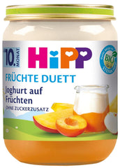 Økologisk yoghurt HiPP Duo med frugt, pakke med 6 (6 x 160 g)