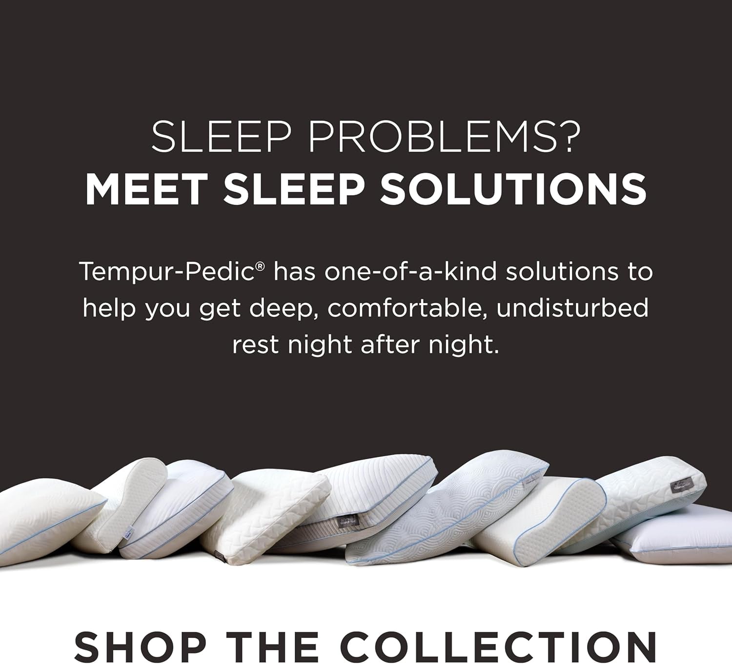 TEMPUR-PEDIC Pernă Symphony Fabricată din spumă cu memorie, Luxuriantă, Moale, Standard, Albă Perne standard Naty Shop
