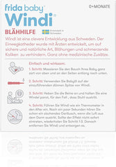 Fridababy Windi gasaflastning til babyer fra 0 måneder 10 stykker Engangskatetre Naturgasaflastning 20437