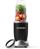 Nutribullet Pro, 900 Watt Leistung, Einfach Und Schnell in Der Anwendung, Kompakt, Leicht Zu Reinigen, Mit 700 Ml Becher, Smoothiemixer, Smoothie Maker, Elektrischer Mixer, NB904B, Schwarz Mama si Copilul Naty Shop Schwarz Basispaket