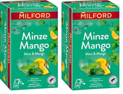 MILFORD Căpșuni și vanilie | Ceai de fructe cu aromă de căpșuni și vanilie | 20 pliculețe