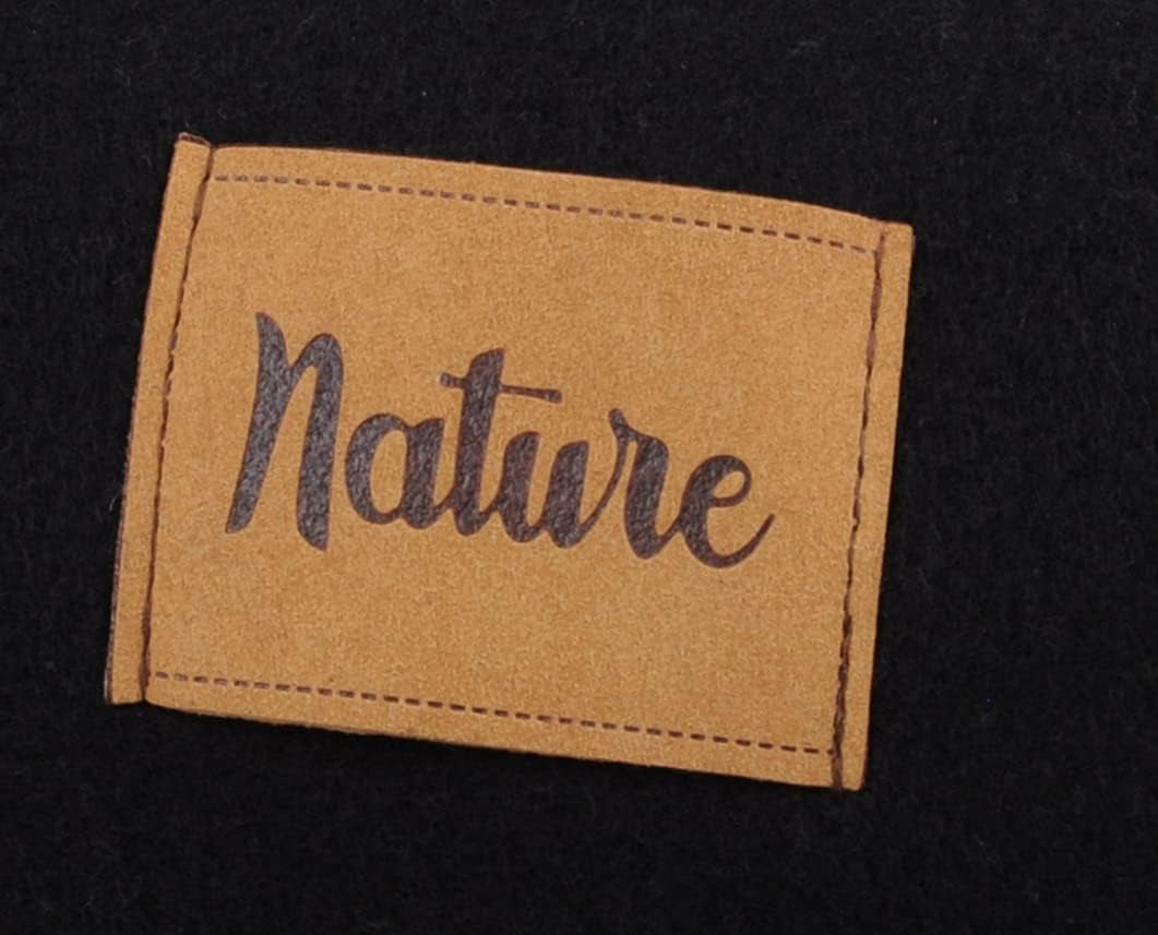 Stof Fleece Blanket Dawson - negru - dimensiune 130 X 150 cm - pătură mare moale și caldă pentru canapea sau dormitor - cuvertură de pat - ideală pentru casă și picnic Plapumi si pilote Naty Shop