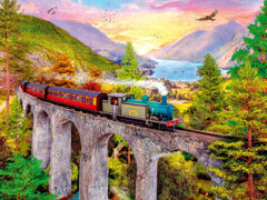 Ravensburger Puzzle 12000795 - Călătorie cu trenul în toamnă - puzzle jigsaw de 1500 de piese pentru adulți și copii de peste 14 ani, Puzzle Naty Shop Titlu implicit