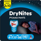 HUGGIES Drynites natbleer, til drenge 4-7 år (17-30 kg), 30 stk. Naty Shop