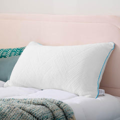 Pernă Linenspa cu spumă de memorie cu gel standard alb Perne standard Naty Shop Titlu implicit