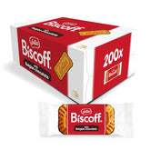 Lotus Biscoff | Karamelliserede kiks med chokoladeglasur | 200 individuelt indpakkede kiks | Kun naturlige ingredienser | Ingen kunstige farver eller smagsstoffer | 200 x 1| 1,47 kg