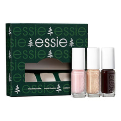 Kit Essie Mini Trio XMAS, no. 13 Mademoiselle + nr. 49 Wicky + nr. 570 Mani Tak, 3 x 15 ml