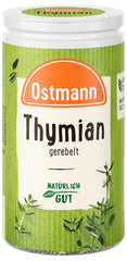 Ostmann Timian gerebelt 15 g Timian-Gewürz für viele Fleisch-, Fisch-, Pilz-, und Gemüsegerichte der Mediterranen Küche, Beløb: 1 Stück