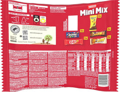 Batoane de ciocolată Mini Mix marca Nestlé, cinci arome delicioase, 19 batoane, pachet de 2 (1 x 321g)