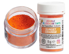 Sugarflair Blossom Tint Dust Pudră de Colorant Alimentar Sunset - Pudră de Colorant Alimentar pentru Decoruri de Tort, Pastă de Zahăr, Glazură, Ciocolată, Cremă de Unt, Macarons și Mai Multe - 5G