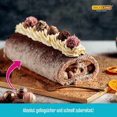 DECOCINO Biscuit Backmischung (250 G) – Einfache Zubereitung – Gelingsicher – Zum Backen Von Luftigen Biskuitböden, Creme-Torten, Biskuitrollen Uvm. Naty butik