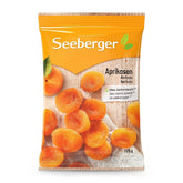 Caise Seeberger: Caise foarte mari, coapte la soare și portocalii strălucitoare - gust dulce, fructat - fără zahăr - uscate - fără sâmburi, vegane (1 x 125 g) Produse deshidratate Naty Shop 125 G (1 pachet)