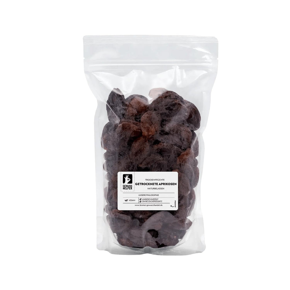 Caise uscate Bremer Gewürzhandel, fructe uscate fără zahăr adăugat și nesulfurate, 1kg Produse deshidratate Naty Shop 1 kg (1 pachet)