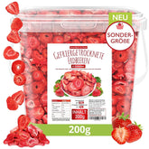 Căpșuni liofilizate, 200g fructe liofilizate în felii, neîndulcite, chipsuri cu căpșuni fructate, căpșuni uscate Produse deshidratate Naty Shop Titlu implicit