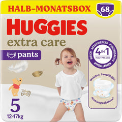 Huggies Extra Care Bukser Disney Design Størrelse 5 68 Bleer (2x34) Halvmåneders æske