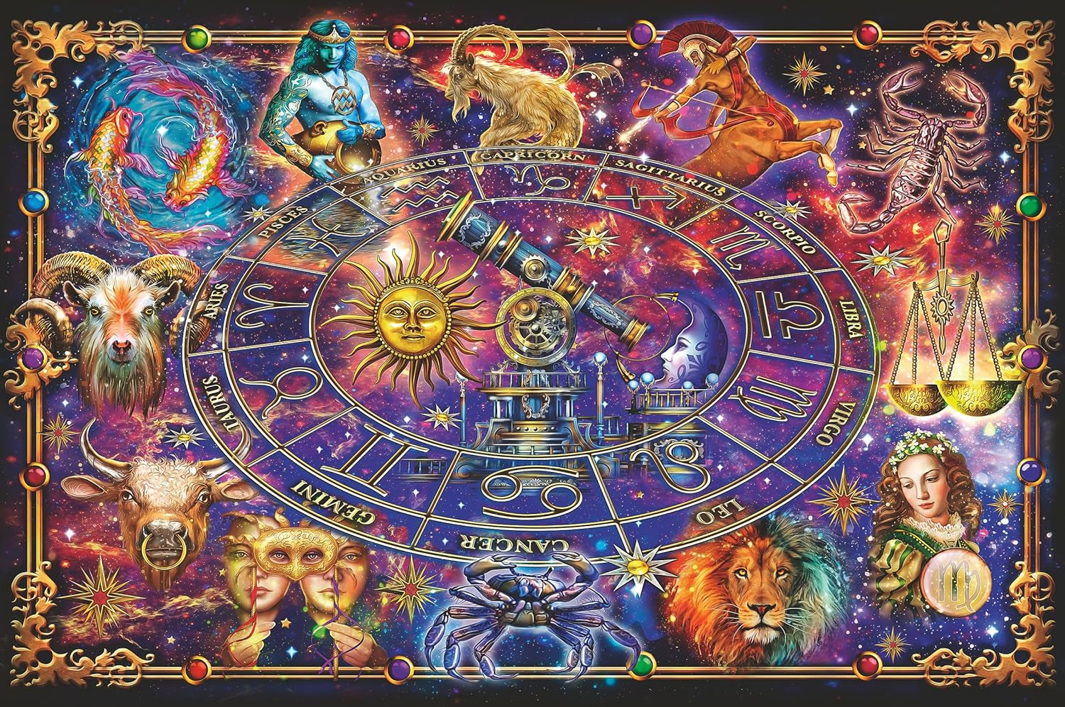 Ravensburger Puzzle 16718 - Semne zodiacale - Puzzle de 3000 de piese pentru adulți și copii de la 14 ani Puzzle Naty Shop Titlu implicit