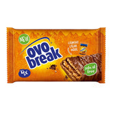 Ovomaltine OVO BREAK Wafer and Chocolate Bar - en sprød snack med den umiskendelige smag af vores populære Creme Crocante, naturligt uden palmeolie (4 x 39 g)