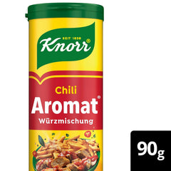 Knorr Würzmischung Chili Smag til hurtige retter til at krydre og krydre kartofler, pasta, grøntsager og mere 90 g