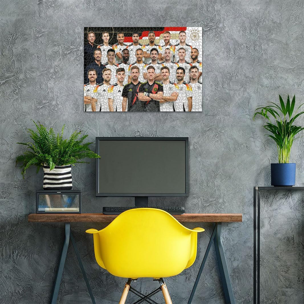 Ravensburger Puzzle 12001033 - Echipa Națională DFB 2024-1000 piese DFB Puzzle Pentru adulți și copii de la 14 ani Puzzle Naty Shop