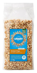 Acadele din speltă Davert 170g – Boabe aromate de speltă expandate, aerisite și ușoare, cu o aromă delicată de prăjire – 100% calitate organică Davert (1 x 170g)